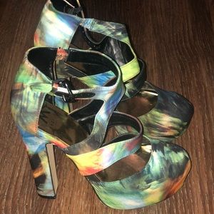 Abstract ShoeDazzle Heels